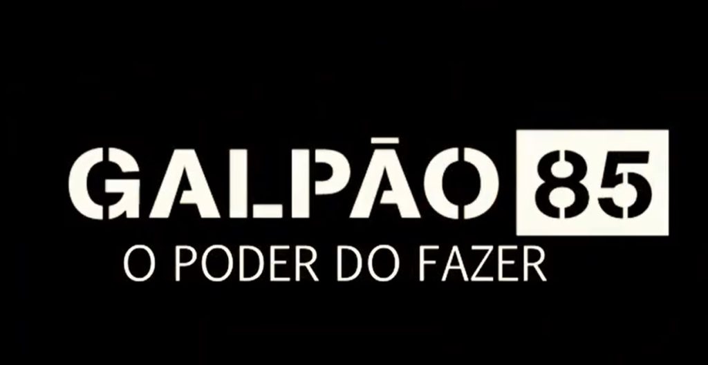 Na imagem, o logo da Galpão 85, um dos collabs de São Paulo.