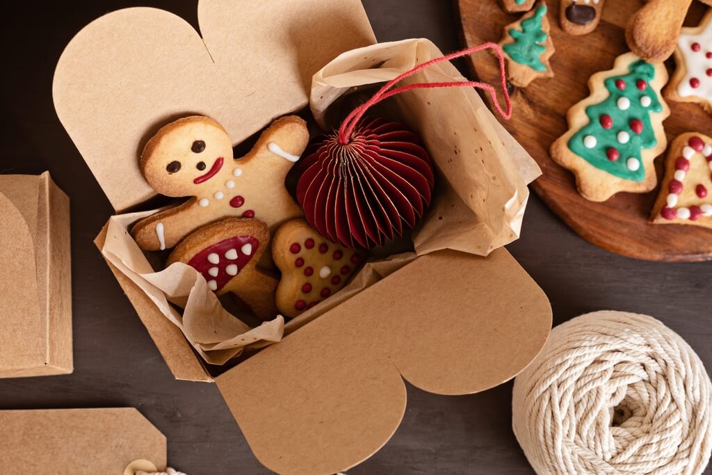 presente de natal DIY faça você mesmo biscoitos de gengibre 